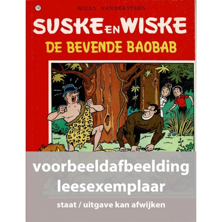 Suske en Wiske - 152 De bevende Baobab - in kleur - leesexemplaar
