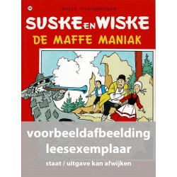 Suske en Wiske - 166 De maffe maniak - in kleur - leesexemplaar