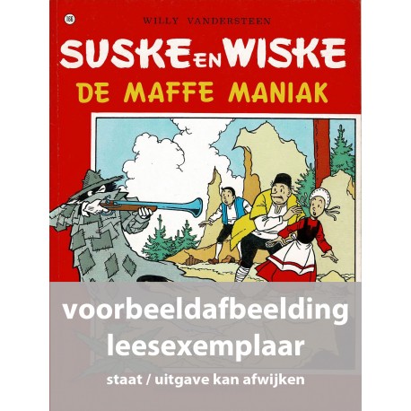 Suske en Wiske - 166 De maffe maniak - in kleur - leesexemplaar