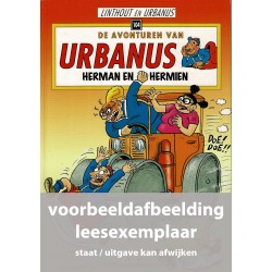 Urbanus - 104 Herman en Hermien - in kleur - leesexemplaar