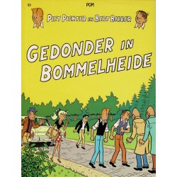 Piet Pienter en Bert Bibber - 033 Gedonder in Bommelheide - herdruk - De Vlijt, 2e reeks, gelijmd, zwart