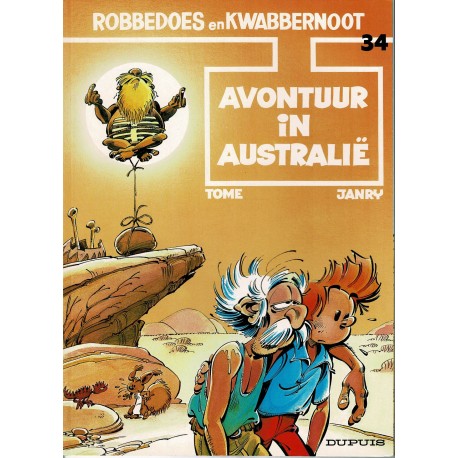 Robbedoes en Kwabbernoot - 34 Avontuur in Australië - herdruk