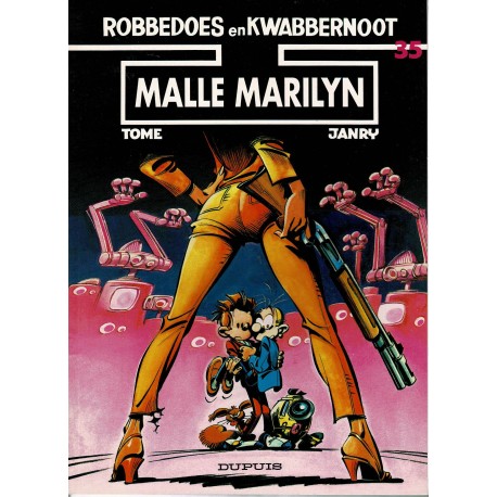 Robbedoes en Kwabbernoot - 35 Malle Marilyn - herdruk
